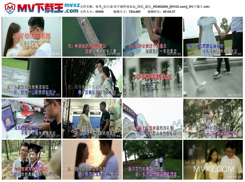 张琴_忆江南-牵手相伴到永远_国语_流行_MD402206